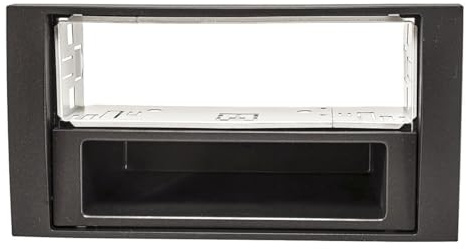 tomzz Audio 2415-125 Radioblende Metallschacht kompatibel mit Ford Focus 2 Fiesta C-Max S-Max Galaxy Mondeo Kuga Transit schwarz
