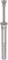 allfa 223606100 Nageldübel, Senkkopf, verzinkt, 6 x 100 mm, 100 Stück