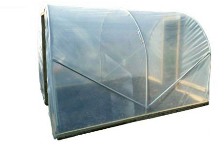 Elixir Gardens Greenhouse Polytunnel Replacement Polythene | 7.3m, 9.2m, 11.1m & 14m Widths & 5m-50m Lengths Available | Thermal & Anti Drip (Frame Not Included) | 7.3m x 8m