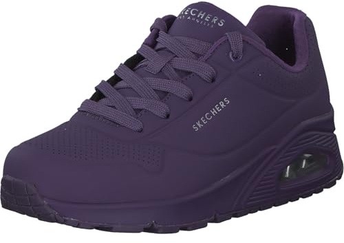Skechers Uno Stand On Air, Zapatillas Mujer, Purple Durabuck Mesh, 37.5 EU