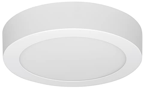 LEDVANCE LED SPOT SURFACE SMART+ Ø 20cm, Deckeneinbauspot für den Innenbereich, dimmbar, 12W, Farbtemperatur 3000-6500K, 900 Lumen, flaches modernes Design, inkl. Leuchtmittel, rund, weiß