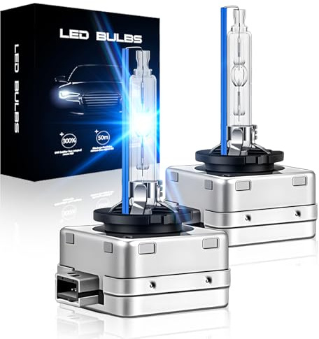 SPOLI Ampoule De Phare D1s Hid, 8000k Bleu 35w Ampoules De Phare Au XéNon pour Feux De Croisement, D1r D1c 66144 66140 85140 85415 Ampoule De Rechange - Lot De 2