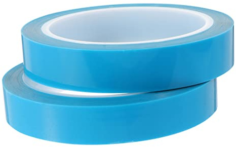 VICASKY Refrigerator Drawer Door Fixing Tape 2 Rolls Blue PET No Residue