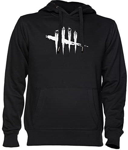Logotyp Dead By Daylight Svart Pullover Unisex Herr Kvinnor Black Unisex Hoodie