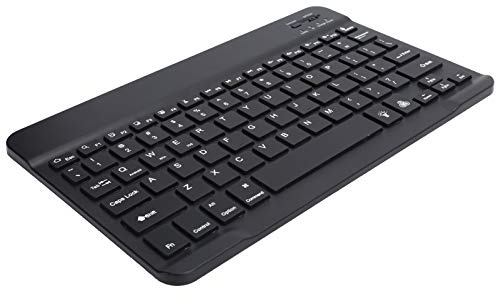 Sxhlseller Tastiera del Computer Tastiera Professionale Tastiera Wireless Ricaricabile USB Ultra Sottile Colorata Retroilluminata per Smartphone e Tablet Tastiera