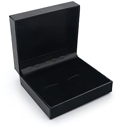 Manschettenknopf-Box Schmuckverpackungsbox, Geschenkbox, Präsentationsbox, Manschettenknopfbox