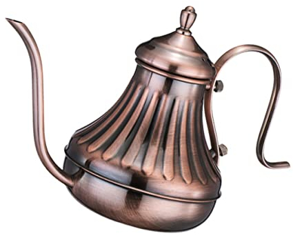 LeGDOr 1 cafetera de Acero Inoxidable, cafetera eléctrica, Tetera turca, Tetera floreciente, cafetera de Metal, teteras, decoración de cafetería, Tetera