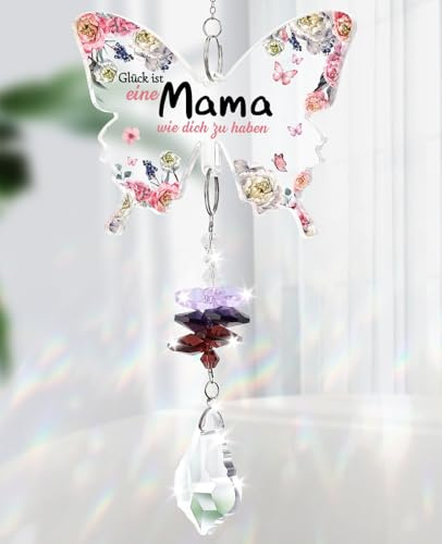 Tulolvae Geschenke für Mama, Kristalle Sonnenfänger für Mama | Geburtstagsgeschenk für Frauen, Geschenk für Mutter Mütter zum Geburtstag Weihnachten Ostern Muttertag