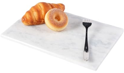 Natural Marble Cutting Boards for Kitchen - 12 x 8 Multi-Purpose Pastry Marble Tray Cheese Board Marble Slab for Counter, Bathroom Perfume Tray Jewelry Candle Plate (Namib Fantasy)