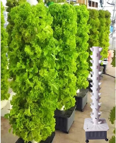 WJYTDHIQS 15 étages, 45 Sites de Plantes Tour Hydroponique,système de Culture hydroponique de Jardin, équipement De Tour Aéroponique De l'agriculture Verticale, Extérieure Intérieure Grow Herb
