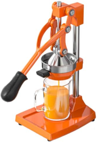 KHZKHC Spremiagrumi Manuale, Pressa Manuale Professionale in Ghisa Resistente, Spremiagrumi per Arance, Agrumi, Limoni, Lime, Pompelmi E Melograno, Facile da Pulire, per Ristoranti, Bar