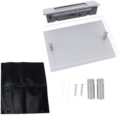 WATIIFUFU Luce Solare LED con Rilevatore Crepuscolare per Numero Civico Lampada da Parete in Acciaio Inossidabile Illuminazione Esterna Casa e Giardino