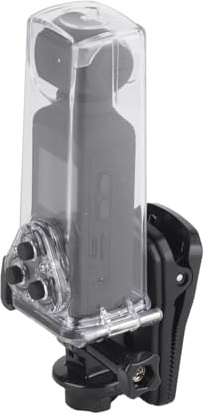 VBESTLIFE Caméra Corporelle 4K avec Microphone Externe, Mini Caméra Vidéo et Audio avec Objectif Rotatif à 270° et Coque étanche pour Le Sport de Plein Air