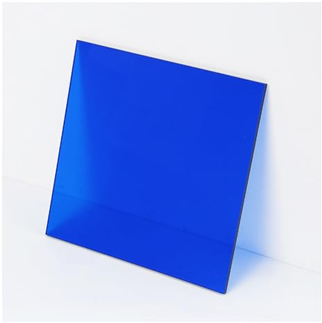 Farbige durchscheinende Acrylplatten, Acrylglasplatte, mehrfarbig, verschiedene Größen, 3 mm(Dark Blue,300x300mm)
