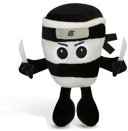 Topline Brainrot 25 cm Plush Toy – Soft Brain Rot Cappuccino Assassino Cuddly Warrior Character Doll – Fun for Kids - Cute Present for Birthdays, Holidays or Any Occasion