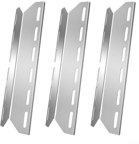 Placas de calor de repuesto de acero inoxidable para modelos de parrilla 720 0234 720 0289 720 0335 720 033572 protectores térmicos que ayudan a mantener el sabor y el calor (3 piezas)