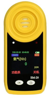 Rilevatore di Gas, Rilevatore di gas combustibile portatile, allarme tossico e nocivo, ossigeno, monossido carbonio, idrogeno solforato(NH3)