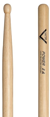 Vater Drumsticks VHP5AW - Power 5A American Hickory Serie - Fassholzspitze