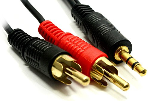 Generic 0,5 m Mini Jack stéréo 3,5 mm vers 2 x RCA audio câble Phono or [6–40]
