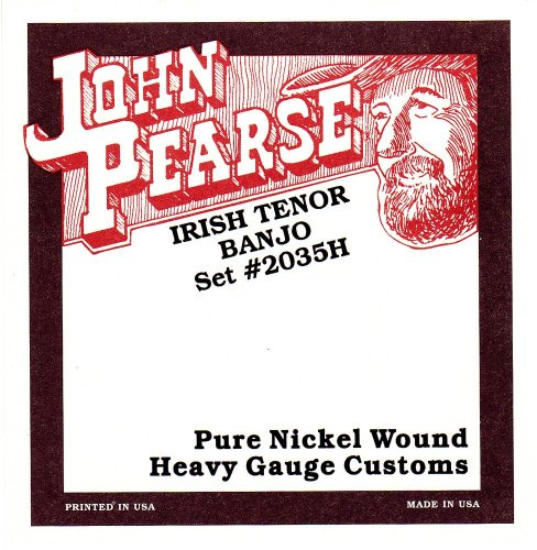 John Pearse 2035H - Juego de cuerdas para banjo de níquel