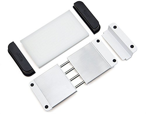 Table d'Affûtage Réglable Suehiro pour Pierre à Aiguiser Support Antidérapant et Coulissant Etagère à Pont pour Eviers et Bacs, Résine ABS Acier inoxydable Caoutchouc de silicone