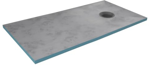 Bac receveur de douche à carreler 90x160cm recoupable sur mesure pour douche à l'italienne