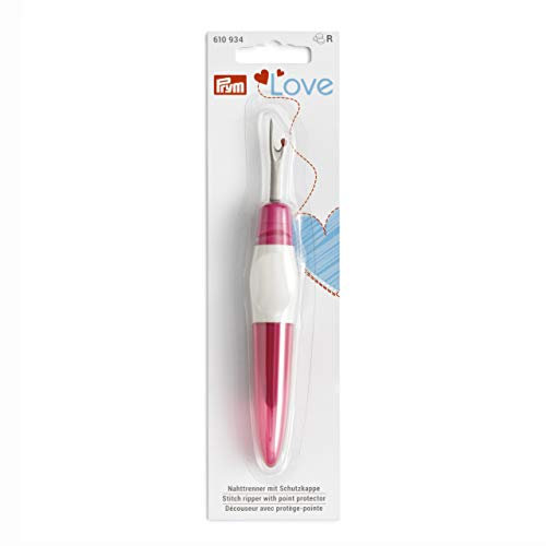 Prym 610934 Love groß Ergonomics Nahttrenner, Stahl, pink/weiß, one size