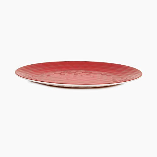 Risecollection Beaux-Malva Meadows Bohemian Sunset Dinner Plate Qualité - Rouge Act # 214 | Rideau-Act-214