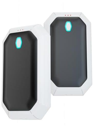 ITSHINY Hand Warmer, 2 Pack Rechargeable Hand Warmer, Electric USB Pocket Hand Warmer, Portable Heated Hand Warmer, Great for Outdoors, Raynauds, Camping, Hiking, Gifts for Man Woman