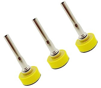 UKCOCO 3stücke Bohrmaschine Selbstklebende Scheibenscheibe -schleifplatte Sticks Für Elektrische Bohrmaschinen Schleifstab Selbstklebende Scheibe Für Oberflächenbehandlung