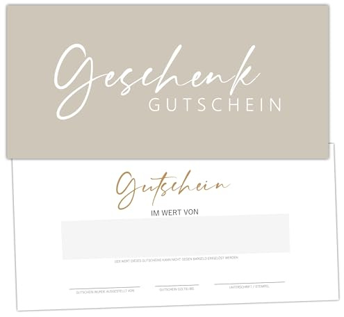 Eummel 25 Zauberhafte Blanko Gutscheine zum selber Ausfüllen | Nagelstudio Friseur Kosmetik Gutscheinkarten Geschenkgutscheine