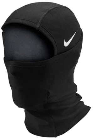 Nike Youth Pro Therma FIT Hyperwarm Hood Balaclava Football Black