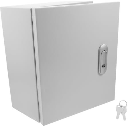 Angoily Elektrischer Anschlusskasten Stromverteilerkasten Wasserdichter Steckdosenkasten Für Außenbereich Elektrische Anschlusskästen Metallischer Trennkasten Mit Schutz