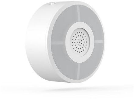 Alarm Siren Zigbee – Wireless Security Siren for Home & Business – Works with Living Reinvented and Tuya App & Zigbee Gateway – Loud 85dB Sound, Flashing LED, Remote Control – Smart Home