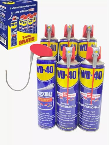 SBLOCCANTE MULTIFUNZIONE SPRAY WD-40 5X500 ML + 1X400 ML FLEXIBILE
