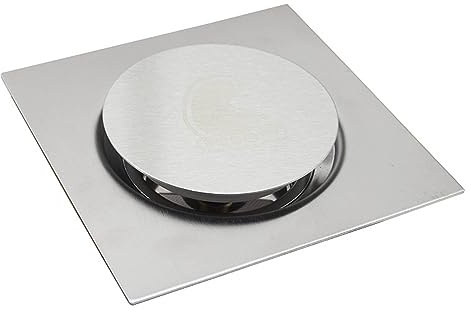 Scarico a pavimento in acciaio inox Rimbalzo Filtro di scarico Quadrato Doccia Scolapiatti Per Cucina Bagno Garage Balcone Copertura del Pavimento Filtro Controflusso Preventer Quadrato