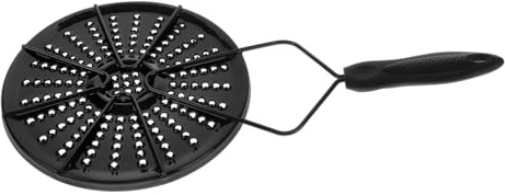 SOLUSTRE Plaque Diffuseur de Chaleur Émail Noir Disque Adaptateur pour Plaque à Induction Transfert Thermique Rapide Protection Brûlure pour