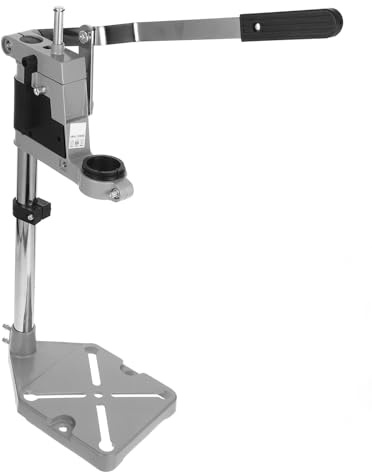 LIFKOME Hand Drill Press Stand with Iron Base Single Hole Portable Drill Press Holder for Workshop and DIY Repair