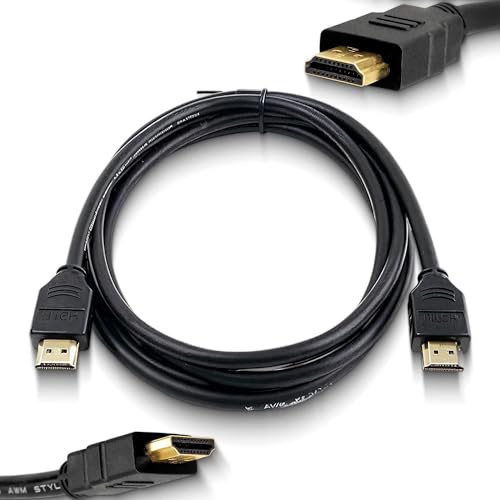 AIBULO 5 Pack HDMI Cable 1m | 4K Ultra HD HDMI Lead for TV, Monitor, PS4, Xbox & Laptop | Slim Flat HDMI 2.0 Cables for Home Cinema, Gaming, Streaming & Office Setup