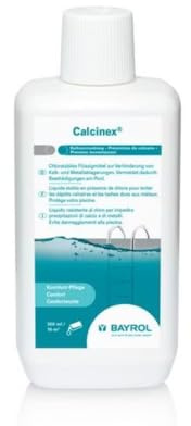 Bayrol Calcinex 1 l, pool- och spa-vattenbehandling, förebyggande av skala, klorbeständig, pH-neutralt, fosfatfri, absorberar metaller i vatten