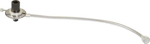 KS Tools Drehwinkelmessscheibe I Drehwinkelmesser 3/4 516.1197 I Mit flexiblem Magnetarm I Winkel Messgerät für den drehwinkelgesteuerten Schraubenanzug | Winkelschraubendreher Magnet, 3/4