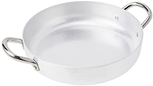 Pentole Agnelli pcmx01022 Poêle Aluminium 2 poignées, Acier Inoxydable, 22 cm
