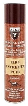 Cire entretien cuir Avel spray 400ml