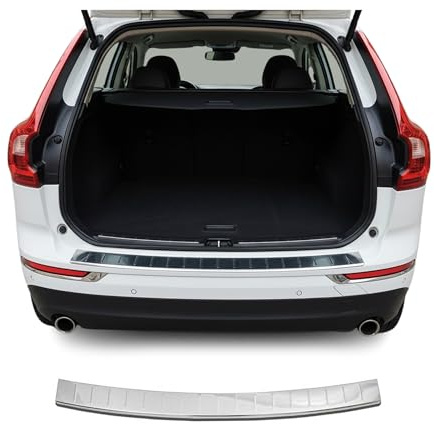 OMAC Ladekantenschutz für Volvo XC60 2018-2026 Edelstahl Chrom | Stoßstangenschutz, fahrzeugspezifische Passform