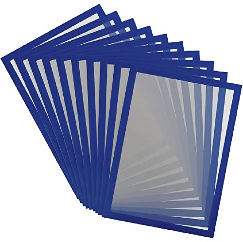 Djois, 195231 – Magnetischer Info-Rahmen A4 Magneto Pro, Blau, 10 St | Sicherer Halt · Aushänge sichtbar · Schneller Wechsel · Klare Lesbarkeit