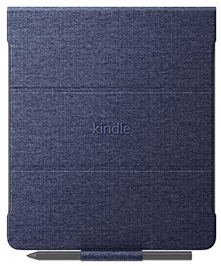 Custodia in tessuto per Amazon Kindle Scribe, con copertina pieghevole e aggancio magnetico | Compatibile solo con Kindle Scribe | design leggero e sottile | Blu