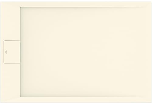 Ideal Standard -Ultraflat S I.Life Receveur de Douche Ultraplat 3 cm d'Épaisseur, Résine, Rectangulaire 120 x 90 cm, Finition Pierre Texturée, Naturellement Anti-Dérapant, Sable, T5221FT