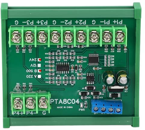Temperatursensormodul für PT100 3-Leiter 2-Leiter Sensoren Temperatursensor PT100 RTD RS485 mit Führungsschienengehäuse Konstante Temperaturregelung Wettervorhersageüberwachung (B500 DC24V)
