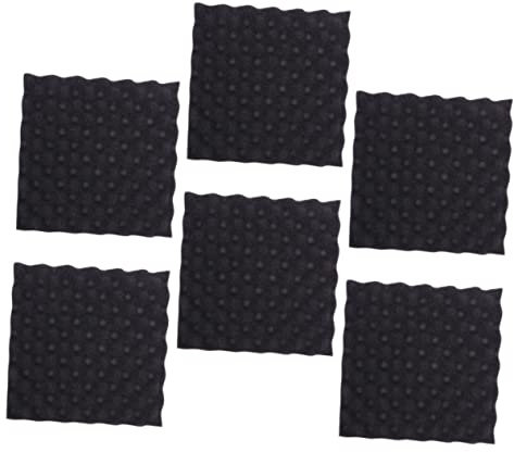 Anneome High Density Flame Retardant Egg Crate Foam 6pcs Acoustic Sound Dampening Pad Protective Sheet 30x30x3cm