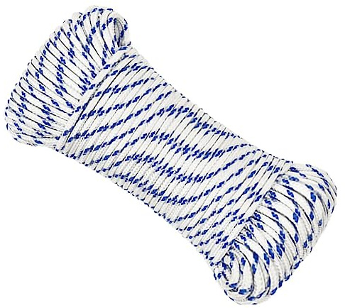 Corde de bateau Blanc 4 mm 500 m polypropylène